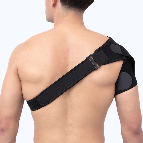 Shoulder brace on body back angle